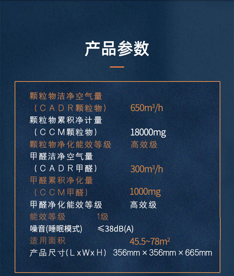 米兰在线空气净化器KJ650F-S01